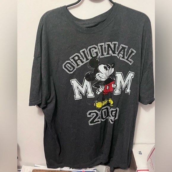 Disney Charcoal Tee with Logo - Picture 3 of 6